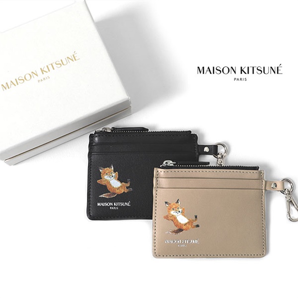 激安オンラインセール MAISON KITSUNE カードケース／財布 折り財布