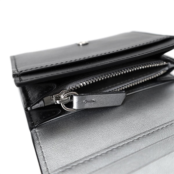 【新品未使用】メゾンマルジェラ ウォレット ミニ財布 Maison Margiela メゾンマルジェラ 二つ折り レザーウォレット