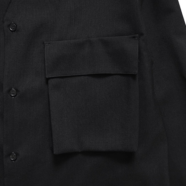 MARNI マルニ トロピカルウール ノーカラーシャツ MARNI マルニ トロピカルウール ノーカラー Vネックシャツ CUMU0369A1