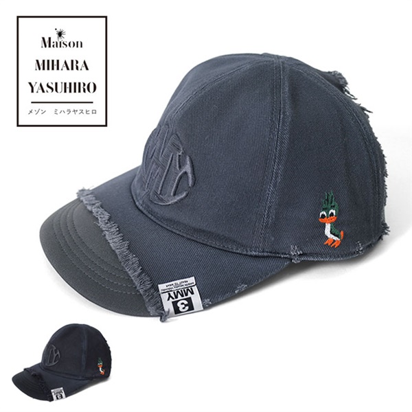 Maison MIHARA YASUHIRO ~ CA4LA ] ~nXq JV Crushed Detail Cap bVLbv A14AC401