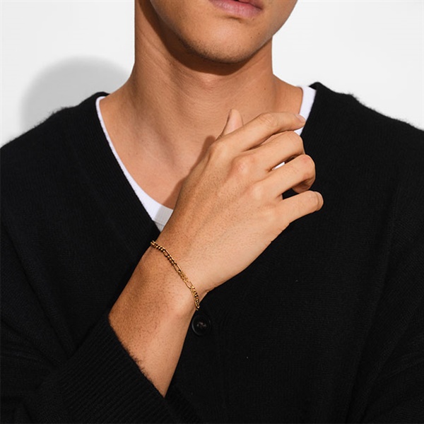 TOMWOOD トムウッド ゴールド チェーン ブレスレット TOMWOOD トムウッド Curb Bracelet M Gold ゴールド チェーン
