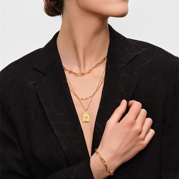 tomwood box chain トムウッド ボックスチェーン 24.5インチ TOMWOOD トムウッド Box Chain Gold -24.5inch ボックスチェーン