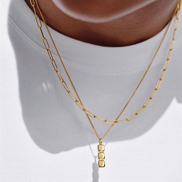 tomwood box chain トムウッド ボックスチェーン 24.5インチ TOMWOOD トムウッド Box Chain Gold -24.5inch ボックスチェーン