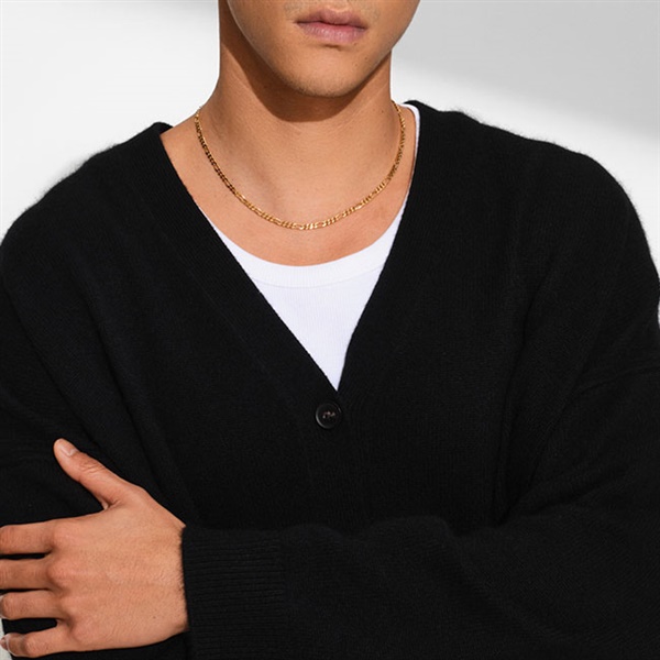 TOMWOOD トムウッド Bo Chain Medium Gold-18inch ボックス