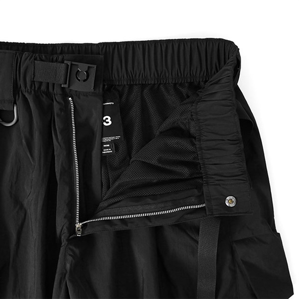 Y-3 ワイスリー ベルト付き リップストップナイロンパンツ