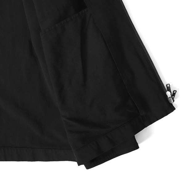 ATON エイトン コットンボイル サテン ジップジャケット JKAGCW0702