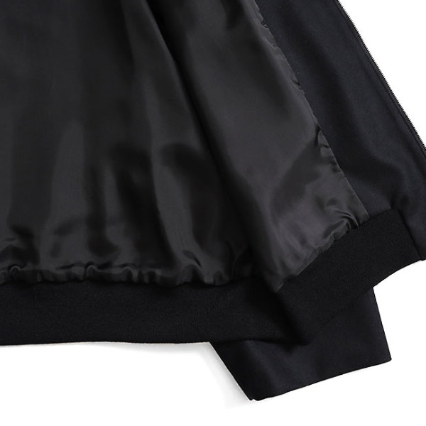 ATON エイトン フライトジャケット ブラック ATON コート ジャケット 「ATON / エイトン」STRETCH WOOLY