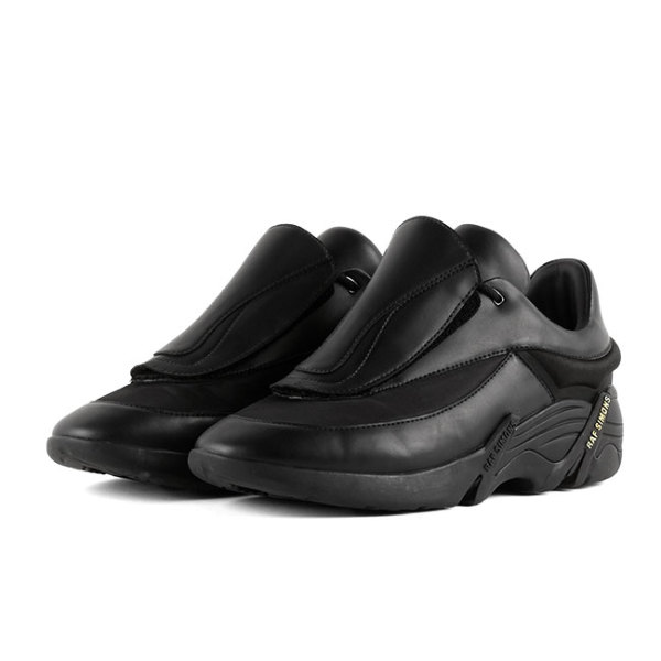 ラフシモンズ RAF SIMONS ■ 【 RUNNER Antei 22 HR740004L 】 ランナー アンテイ レザー ローカット スニーカー 29333285cmアウトソール最大横