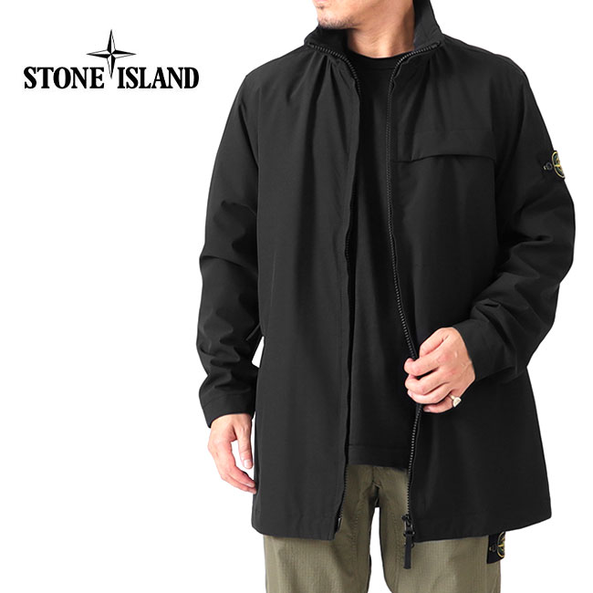 《極美品》STONE ISLAND コート　 プリマロフト　黒　S 19AW