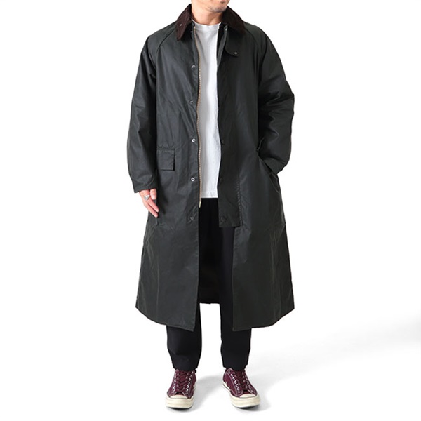 BARBOUR/バブアー】OS WAX BURGHLEY：コート-