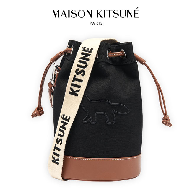 MAISON KITSUNE  コントゥアフォックス バケットバッグ