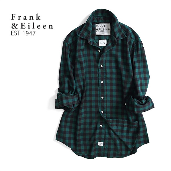 Frank&Eileen フランク&アイリーン FINBAR GBKC フィンバー チェック ネルシャツ 4020700106 Frank&Eileen  (フランク&アイリーン) Add. 宮崎