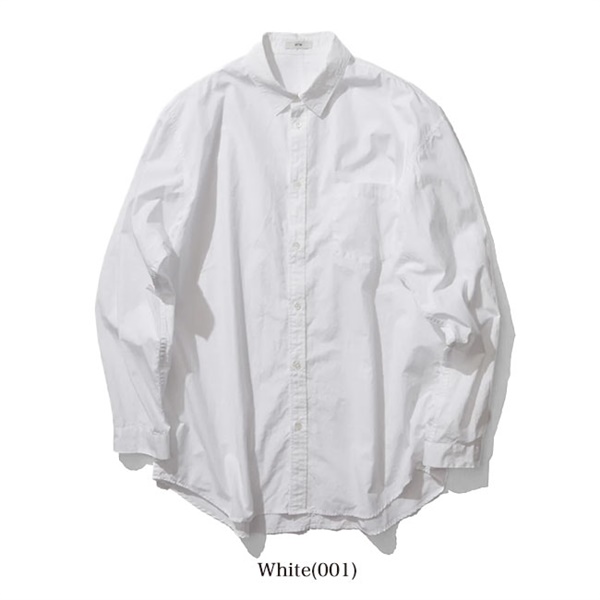 ATON＞ OVERSIZED SHORT SLEEVE SHIRT/オーバーサイズ ショート