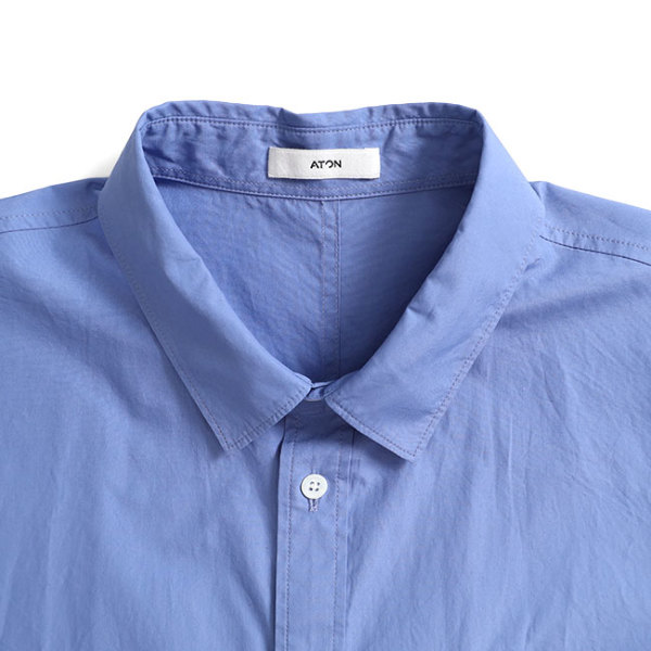 ATON エイトン 4→L スビンコットン 半袖 Tシャツ カットソー ネイビー ATON エイトン 4→L スビンコットン 半袖 Tシャツ カットソー