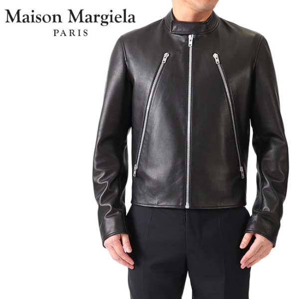 Maison Margiela メゾンマルジェラ 八の字 5ZIPライダース ジャケット 