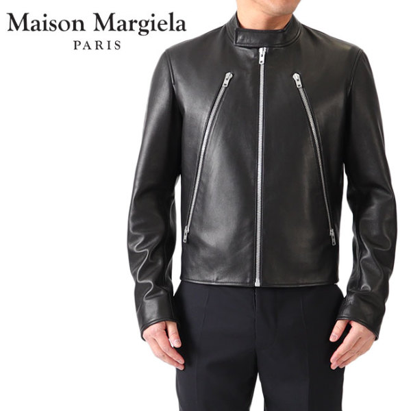 新品 48 マルジェラ 八の字ライダース 　Maison Margiela