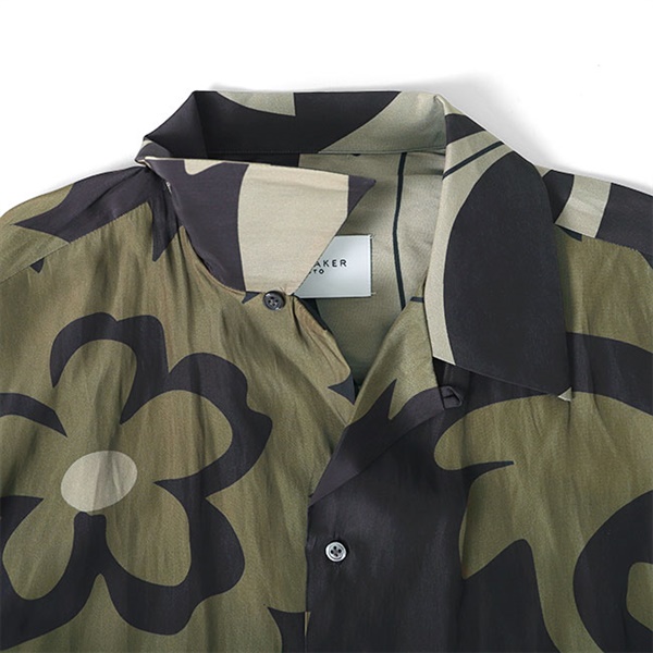 RAINMAKER レインメーカー 花柄 オープンカラーシャツ RM211-033
