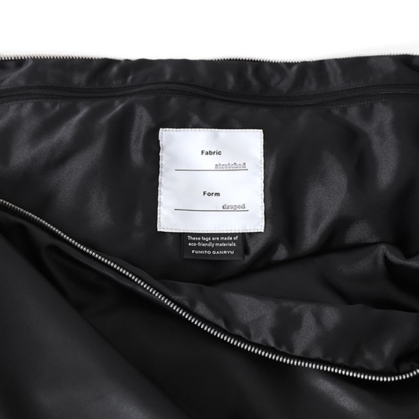 FUMITO GANRYU フミトガンリュウ ドレープ ショルダーバッグ