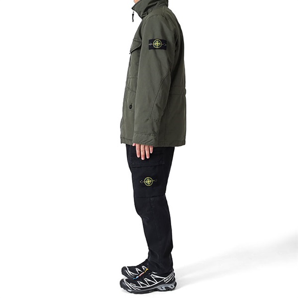 Stone Island ストーンアイランド David-TC ガーメントダイ M-65 スタンドカラー ミリタリージャケット 811541749