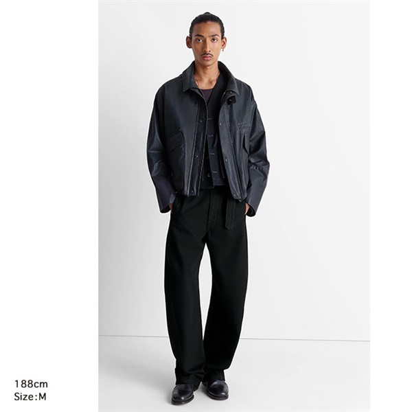 新品 LEMAIRE ベルテッド デニム ブラック　S サイズ LEMAIRE Lemaire ルメール ジーンズ TWISTED BELTED PANTS ツイスト