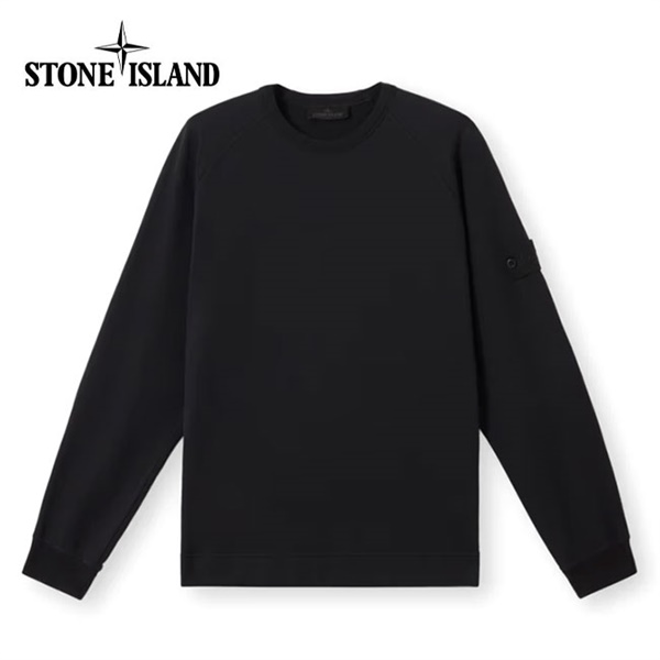 希少サイズ✨️ストーンアイランド スウェット クルーネック 3XL 黒 STONE ISLAND GHOST ストーンアイランド ゴースト ガーメント
