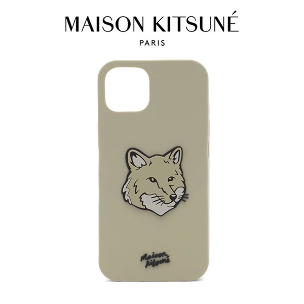 Maison Kitsune メゾンキツネ フォックスヘッド シリコン アイフォンケース LM05604AP0002 iPhone15