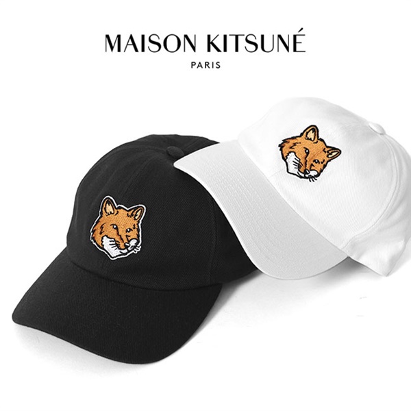 Maison Kitsune メゾンキツネ キツネロゴ 6パネルキャップ