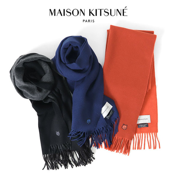 Maison Kitsune メゾンキツネ マフラー ストール | hartwellspremium.com