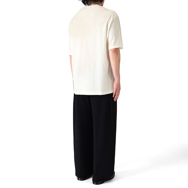 Acne Studios Extorr スタンプ ロゴ Tシャツ ホワイト ブラック Acne Studios - T-shirt stamp logo - Relaxed fit - Black