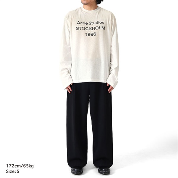 Acne Studios アクネ ストゥディオズ スタンプロゴ ダメージT
