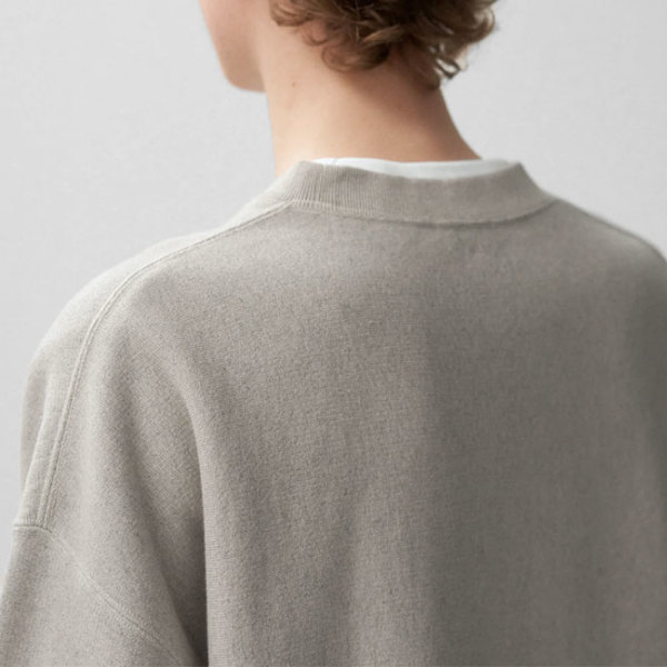 ATON　NATURAL GARMENT DYE　オーバーサイズプルオーバー ATON NATURAL GARMENT DYE オーバーサイズプルオーバー