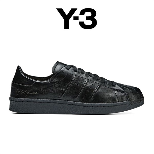 Y-3 ワイスリー SUPERSTAR スーパースター ブラック レザースニーカー