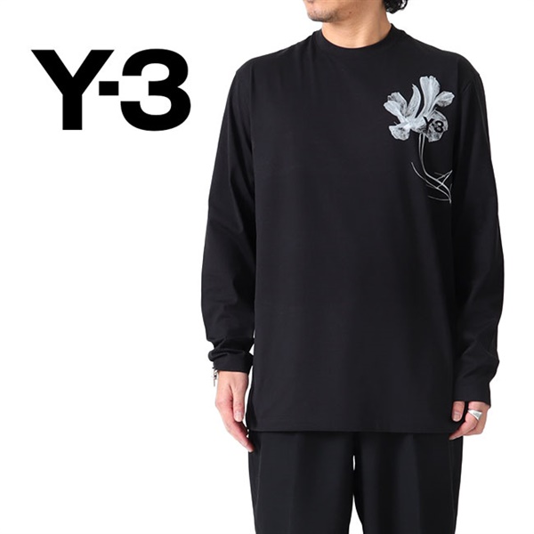 Y-3 ワイスリー フラワーグラフィック ロンT IN4351 Y-3