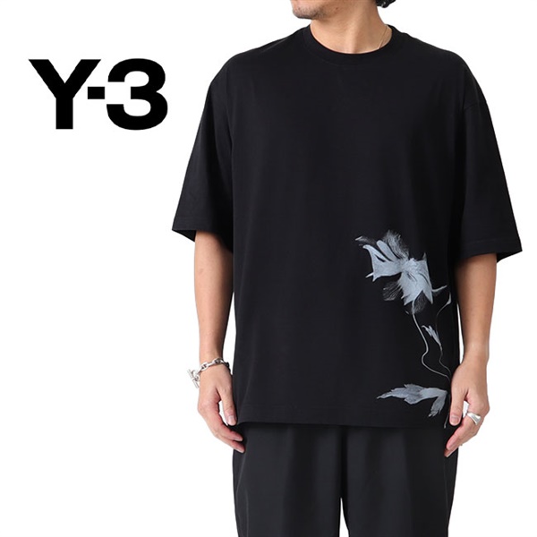 Y-3 ワイスリー フラワーグラフィック Tシャツ IN4349 Y-3（ワイスリー