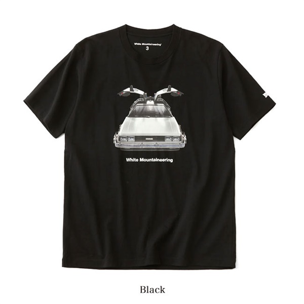 White Mountaineering × BACK TO THE FUTURE ホワイトマウンテニアリング バックトゥザフューチャー デロリアン  Tシャツ WM2471523