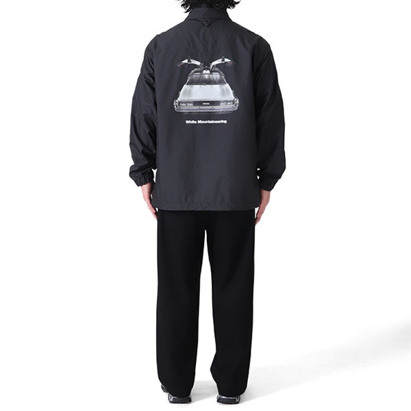 White Mountaineering × BACK TO THE FUTURE ホワイトマウンテニアリング バックトゥザフューチャー デロリアン  コーチジャケットWM2471215