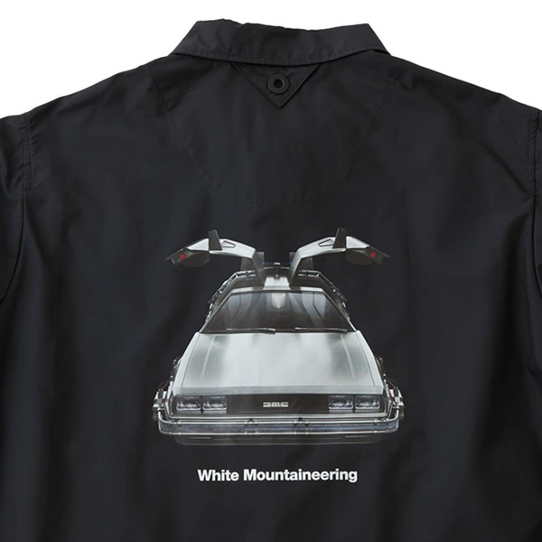 White Mountaineering × BACK TO THE FUTURE ホワイトマウンテニアリング バックトゥザフューチャー デロリアン  コーチジャケットWM2471215