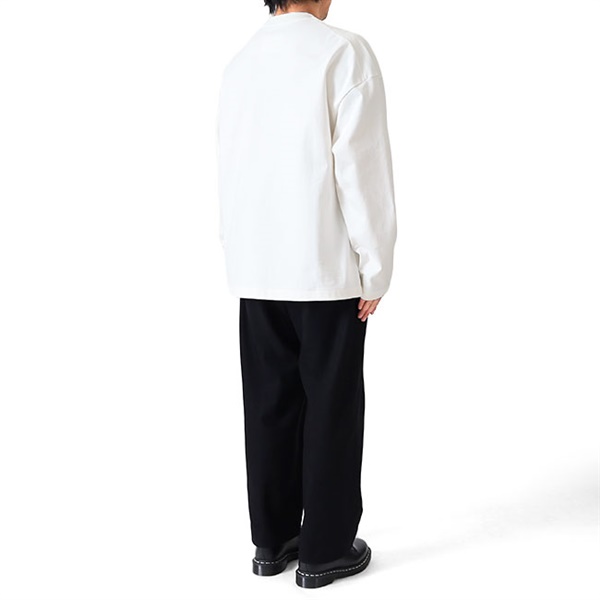 JIL SANDER ロンT SIZE:S Jil Sander - Long-sleeved T-Shirt in Porcelain – Stoy