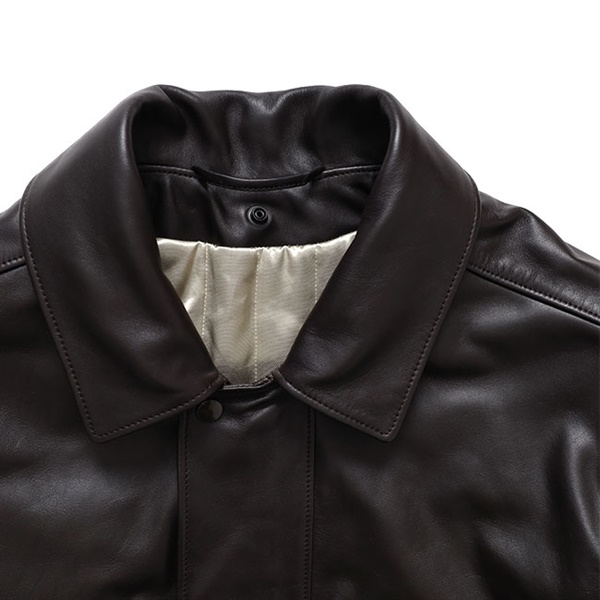 LEMAIRE ルメール シープスキンファー付き レザージャケット OW1171