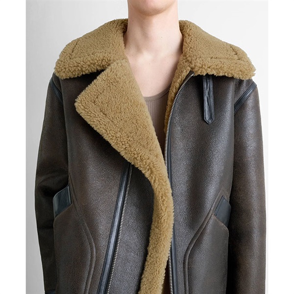 TIME SALE] LEMAIRE ルメール ラムレザー シアリングコート ムートン