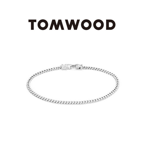 TOMWOOD トムウッド シルバー チェーンブレスレット Curb Bracelet M ...