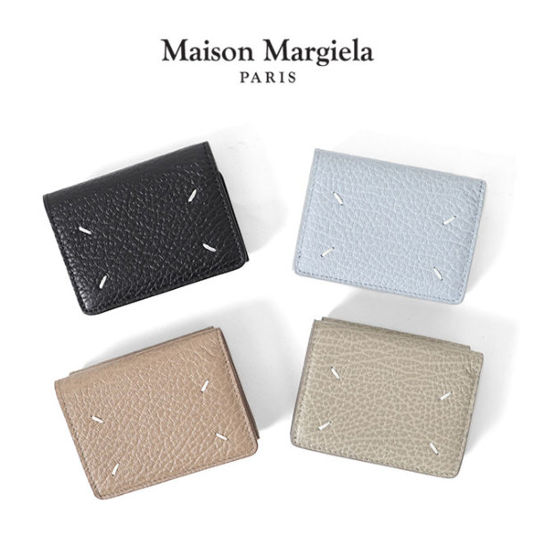Maison Margiela メゾンマルジェラ グレインレザー 3つ折り 財布