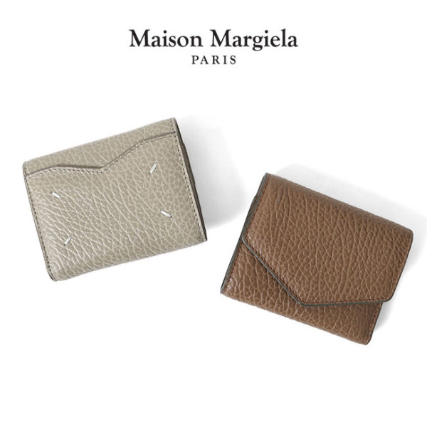 【名入れ無料】  3つ折り財布 メゾンマルジェラ MARGIELA MAISON 折り財布
