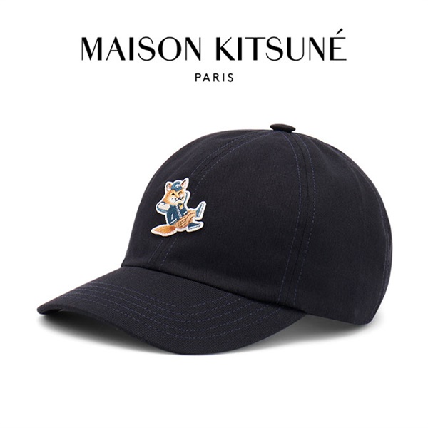 Maison Kitsune メゾンキツネ ドレスドフォックスロゴ 6パネルキャップ KU06104WW0069