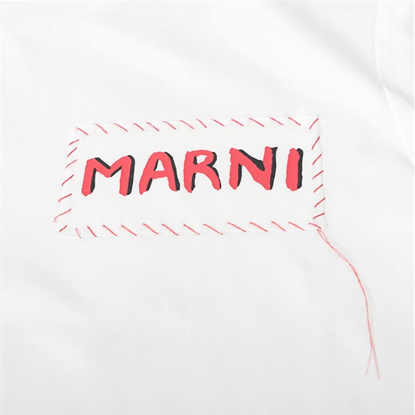 marni メンズ ベーシックロゴ Tシャツ
