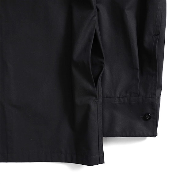 JIL SANDER ジルサンダー コットンポプリン ジップ シャツ