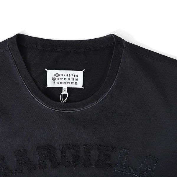 Maison Margiela メゾンマルジェラ オーバーサイズ オーバーダイ ロゴTシャツ S50GC0685 S23883