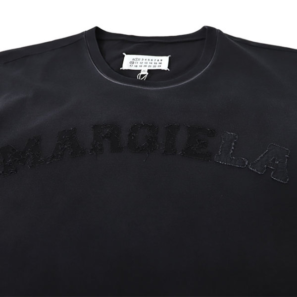 Maison Margiela メゾンマルジェラ オーバーサイズ オーバーダイ ロゴTシャツ S50GC0685 S23883