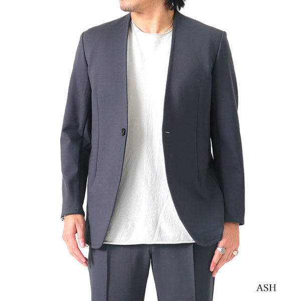 RAINMAKER レインメーカー ストレッチ ノーカラージャケット アンコンジャケット PONTE ROMA NO COLLAR JACKET  スーツ メンズ