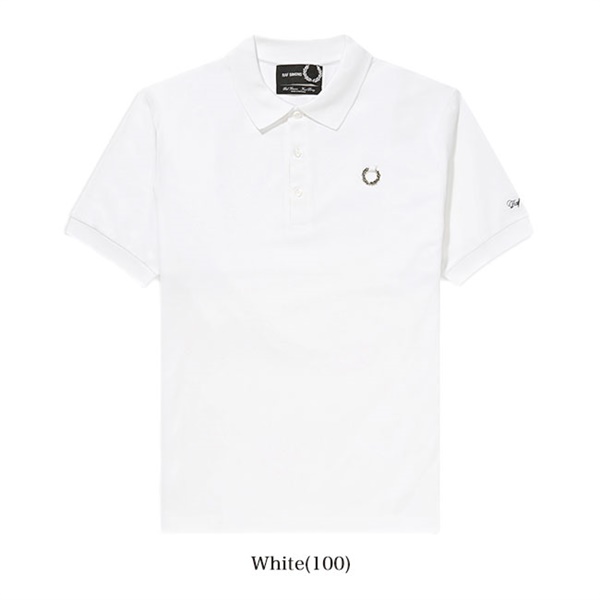 [TIME SALE] FRED PERRY × RAF SIMONS フレッドペリー ラフシモンズ バックフォトプリント ポロシャツ SM8127